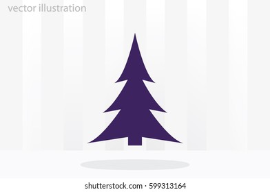 fir-tree vector illustration EPS 10