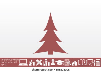 fir-tree vector illustration EPS 10