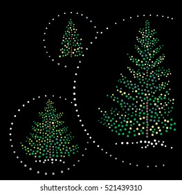 Fir-trees in spheres