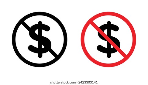 Fiscal Integrity Vector Icon Set. Money Ethics vector symbol for UI design.