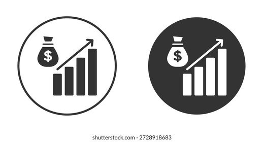 Icono de política fiscal Clipart diseños de Vectores para proyectos gráficos