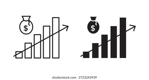 Fiscal policy icon outline and solid vector sign, linear pictograms