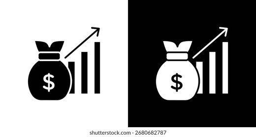 Fiscal policy icon symbol. simple design editable.