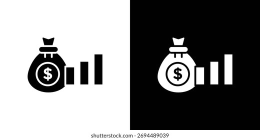 Icono de política fiscal - Vector. Estilo de diseño plano eps 10
