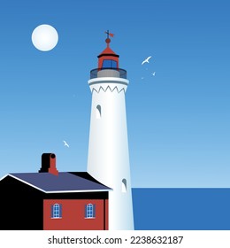 Fisgard Lighthouse in Victoria, Vancouver Island - BC, Canada