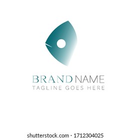 Fish abstract design logo template. Company logo design.