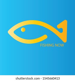 Fish abstract icon design logo template. fish symbol design.
