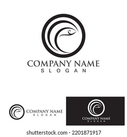 Fish abstract icon design logo template,Creative vector symbol of fishing club or online shop.  