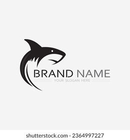 Fish abstract icon design logo template,Creative vector symbol of fishing club or online shop.  