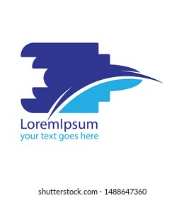 Fish abstract vector design logo template. Company logo design.