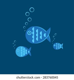 fish with air bubbles