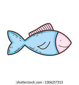 fish animal isolated icon