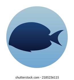 fish animal sea silhouette icon