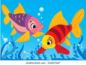 Fish in an aquarium