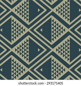 Fish background pattern green, vector illustration