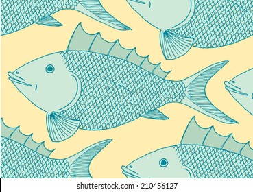 fish background vector/illustration