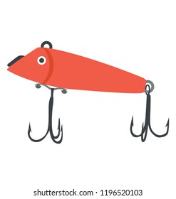 
fish bait on the white background
