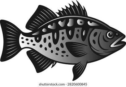 Fish bass trout animal vector illustration, fish, bass, trout, animal, wildlife, sea, ocean, icon, symbol, sign