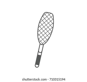 Fish bbq tool icon. Fish bbq net. Bbq net icon. Bbq tool icon