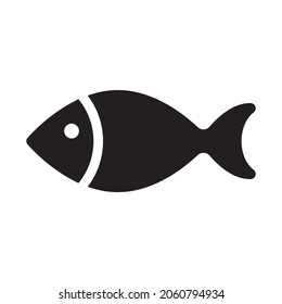 Fish black icon for apps and web sites