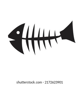 fish bone icon vector design
