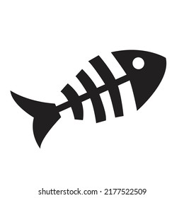 fish bone icon vector design