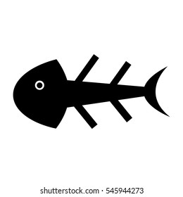 fish bone isolated icon vector illustration design