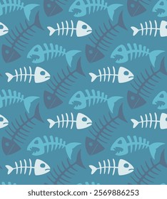 fish bone pattern background 4