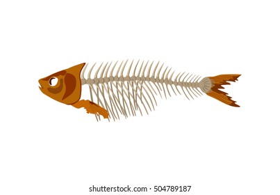 Fish Bone. Vector illustration