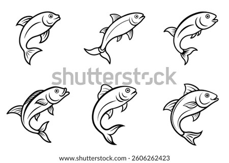 Fish Bundle, Jumping Fish Png