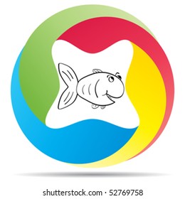 fish button