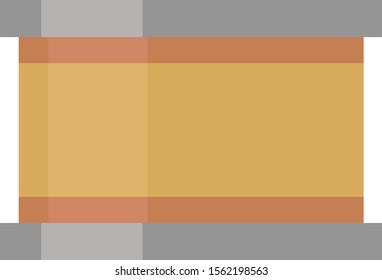 Fish can, illustration, vector on white background.