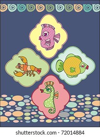 fish card set