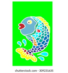 Fish cartoon