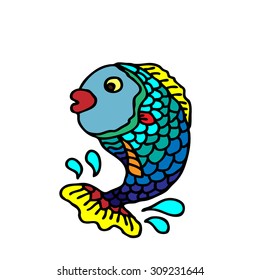 Fish cartoon