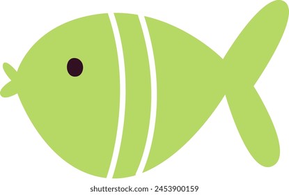 Fish Cartoon Animal Vector Illustration
