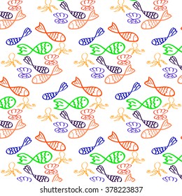 fish cartoon background