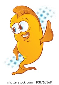 Fish Cartoon Character