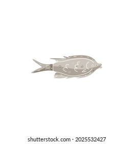  ilustración vectorial de dibujos animados de peces