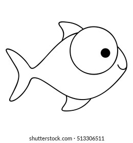 fish cartoon icon image