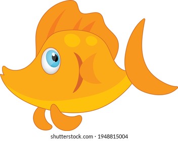 Fish cartoon vector art and illustration