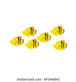 Fish Cartoon Vector Illustration