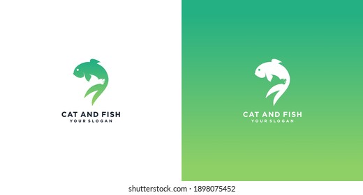 Diseño de logotipos para peces y gatos 