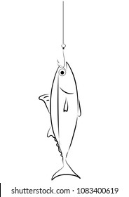 fish catch, drawing line