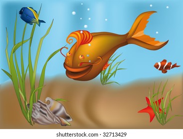 fish a catfish and small river