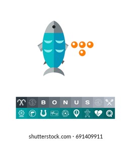 Fish and Caviar Icon