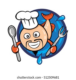 fish with a chef's hat logo