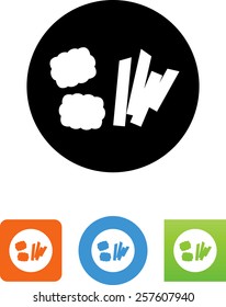 Fish and chips / chicken nuggets and fries icon