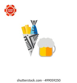 Fish and Chips Icon