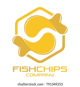 Fish and chips logo